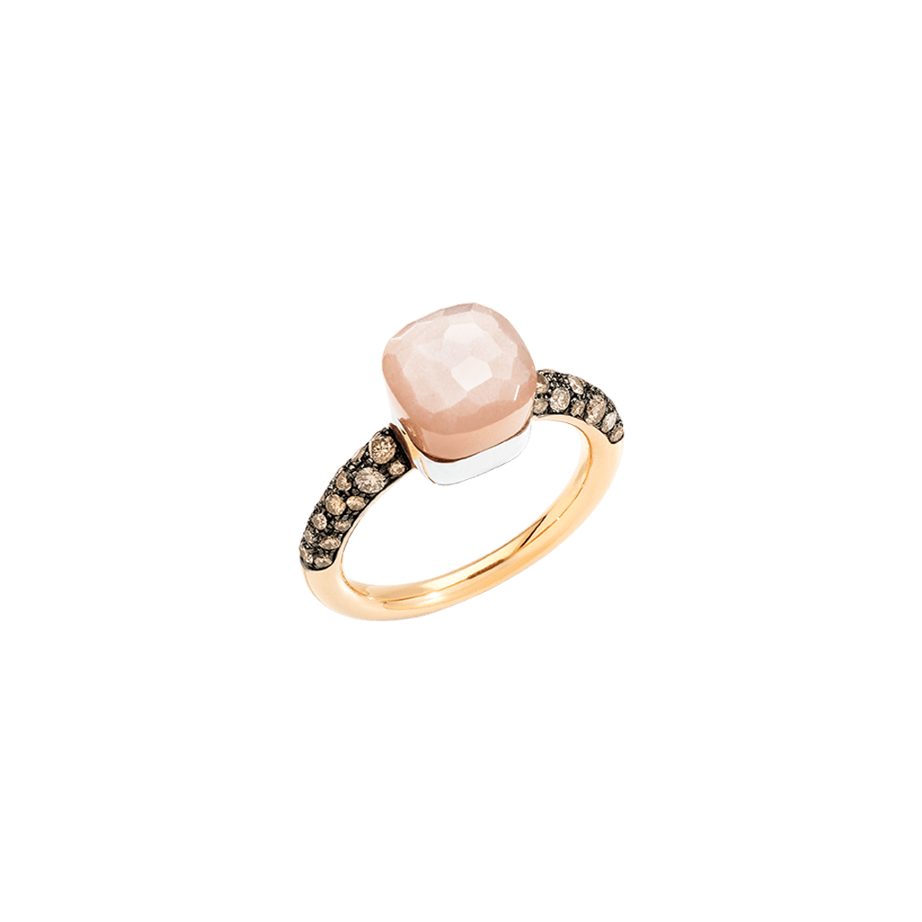Pomellato Nudo Petit ring roodgoud met diamant - PAB7040 O6BKR BRADL - #2 Pomellato Nudo Petit ring roodgoud met diamant - PAB7040 O6BKR BRADL - #2