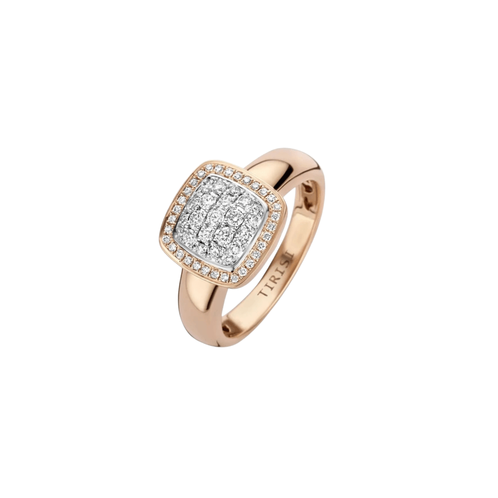 Tirisi Jewelry Milano Exclusive ring roodgoud met diamant - TR9762D(2P) - #1 Tirisi Jewelry Milano Exclusive ring roodgoud met diamant - TR9762D(2P) - #1