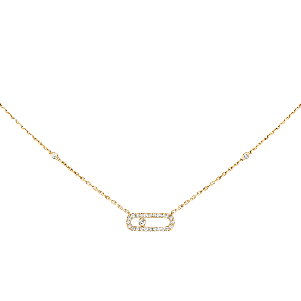 Messika Move Uno collier geelgoud met diamant - 4708-YG - #3 Messika Move Uno collier geelgoud met diamant - 4708-YG - #3