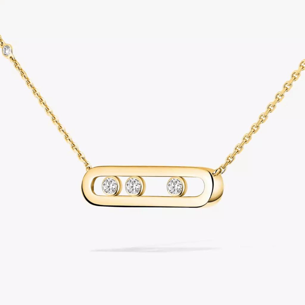 Messika Move Classique Small Model collier geelgoud met diamant - 4323-YG - #4 Messika Move Classique Small Model collier geelgoud met diamant - 4323-YG - #4