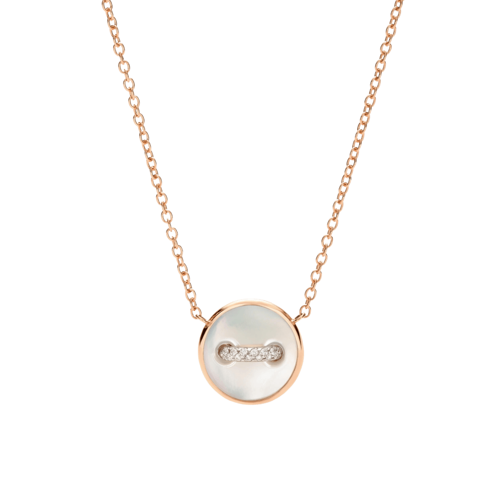 Pomellato Pom Pom Dot collier roodgoud met diamant - PCC4030 O7WHR DB0MP - #1 Pomellato Pom Pom Dot collier roodgoud met diamant - PCC4030 O7WHR DB0MP - #1