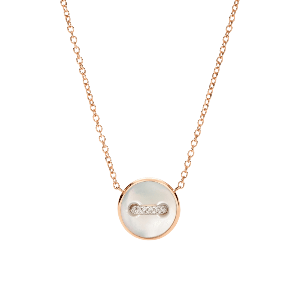 Pomellato Pom Pom Dot collier roodgoud met diamant - PCC4030 O7WHR DB0MP - #1 Pomellato Pom Pom Dot collier roodgoud met diamant - PCC4030 O7WHR DB0MP - #1