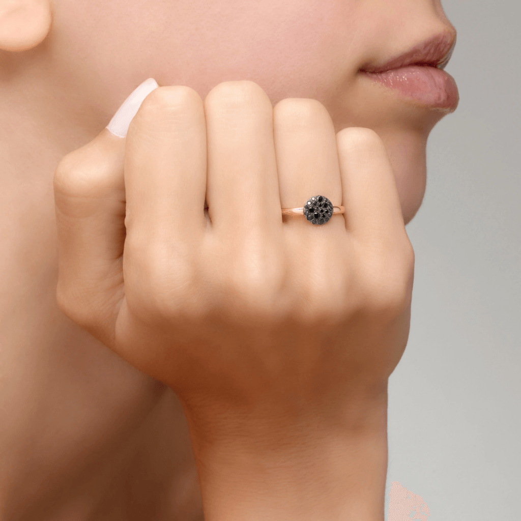 Pomellato Sabbia ring roodgoud met diamant - PAB4070 O7000 DBK00 - #5 Pomellato Sabbia ring roodgoud met diamant - PAB4070 O7000 DBK00 - #5