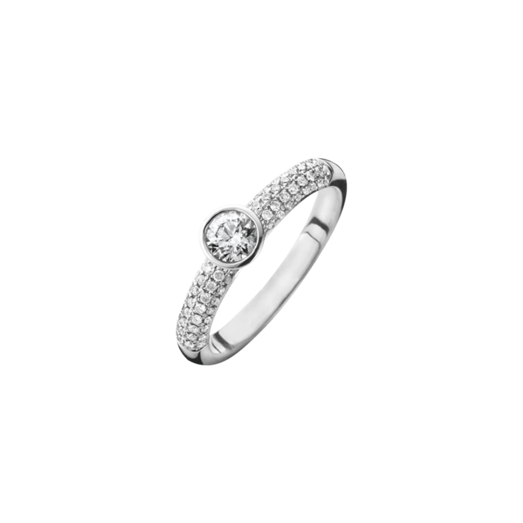 Schaap en Citroen Diamonds ring witgoud met diamant - #1 Schaap en Citroen Diamonds ring witgoud met diamant - #1