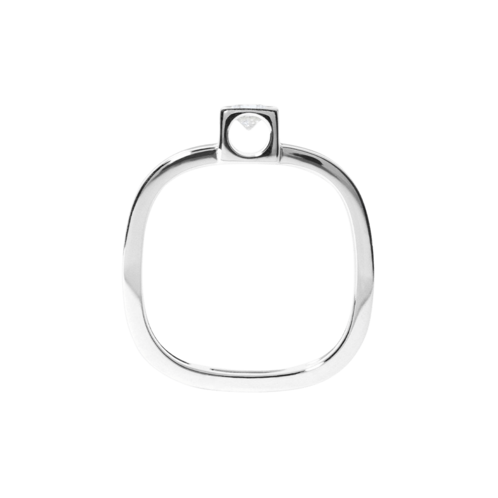dinh van Le Cube Diamant ring witgoud met diamant - 208902 - #3 dinh van Le Cube Diamant ring witgoud met diamant - 208902 - #3