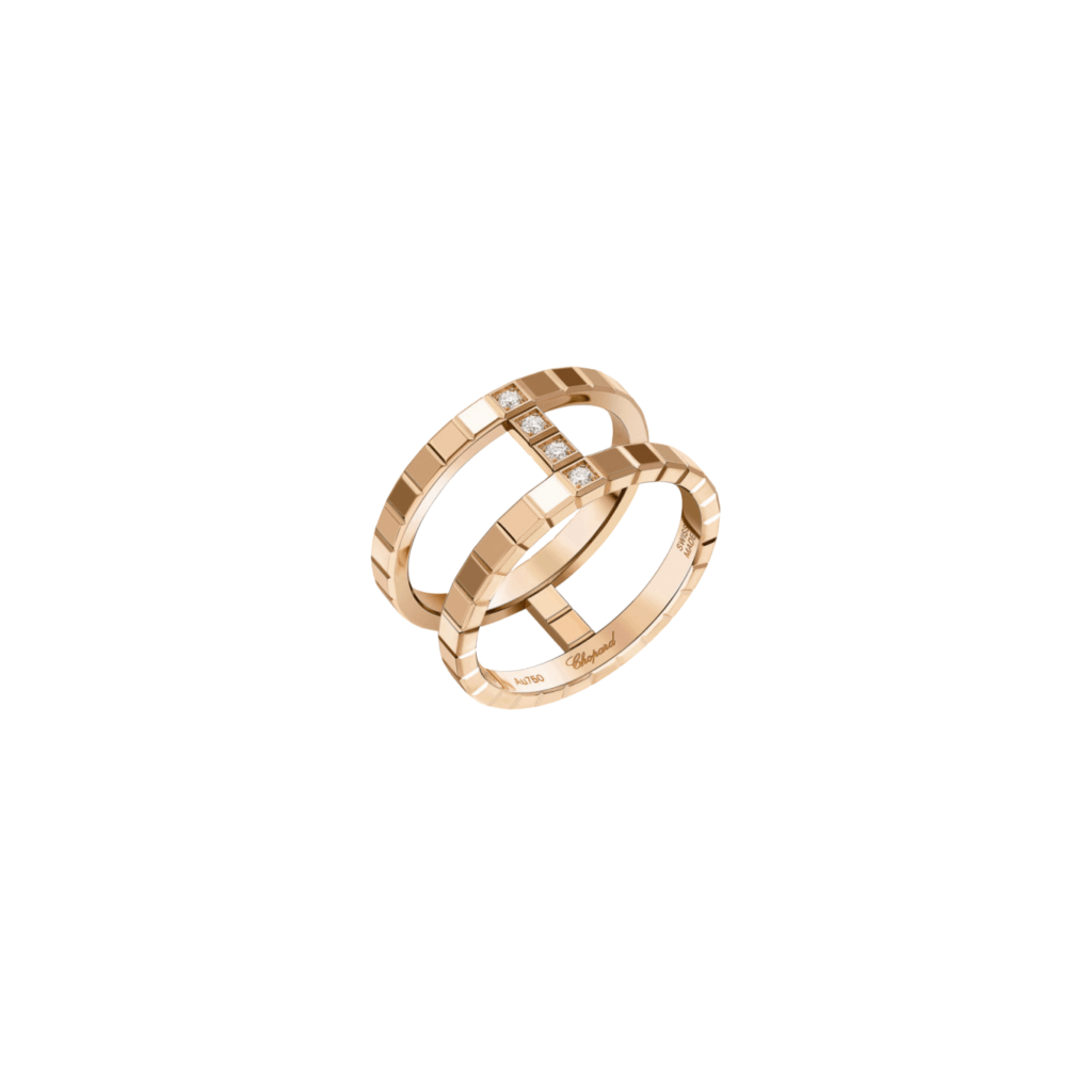 Chopard Ice Cube Mini ring roodgoud met diamant - 827006-5010 - #1 Chopard Ice Cube Mini ring roodgoud met diamant - 827006-5010 - #1