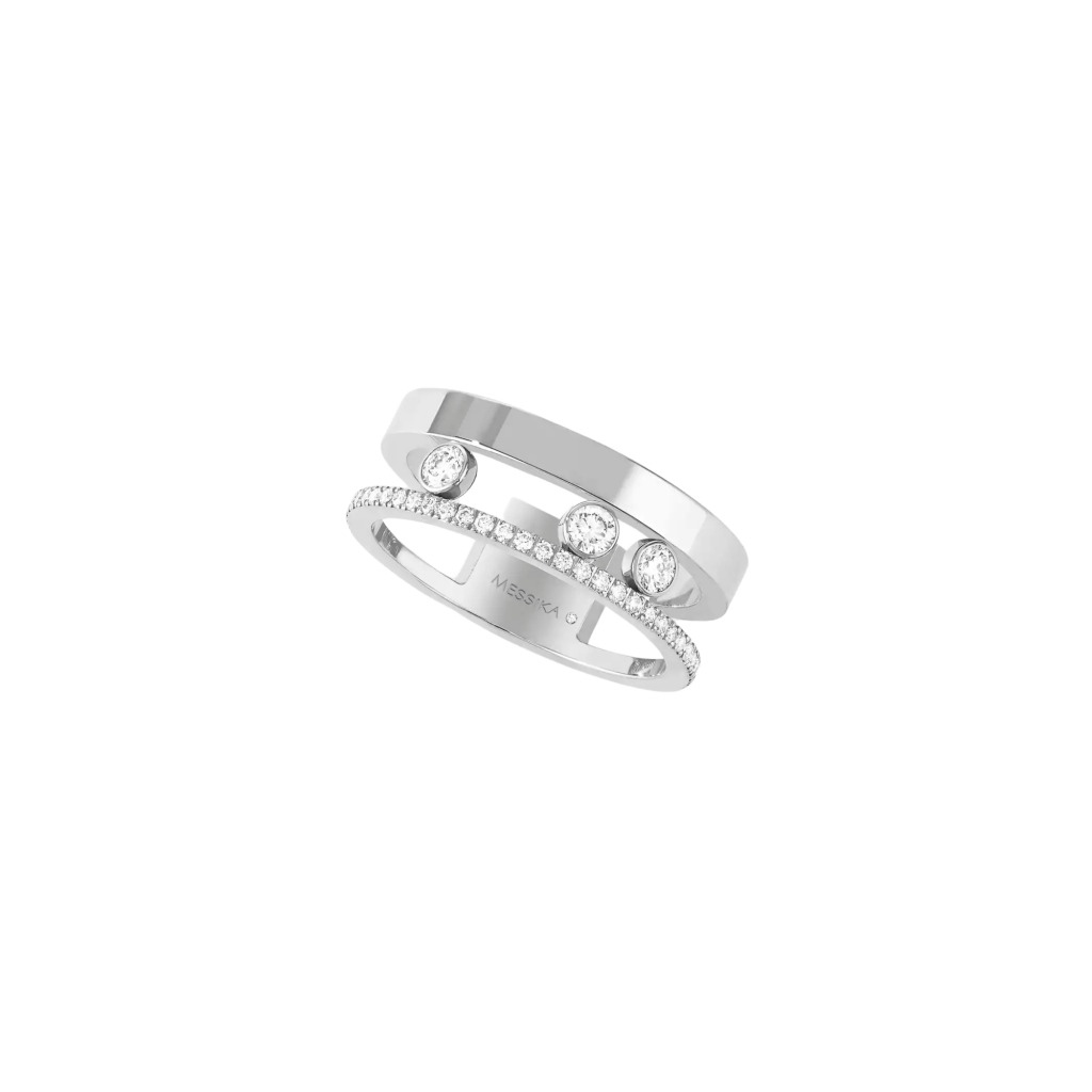 Messika Move Romane ring witgoud met diamant - 6516-WG - #1 Messika Move Romane ring witgoud met diamant - 6516-WG - #1