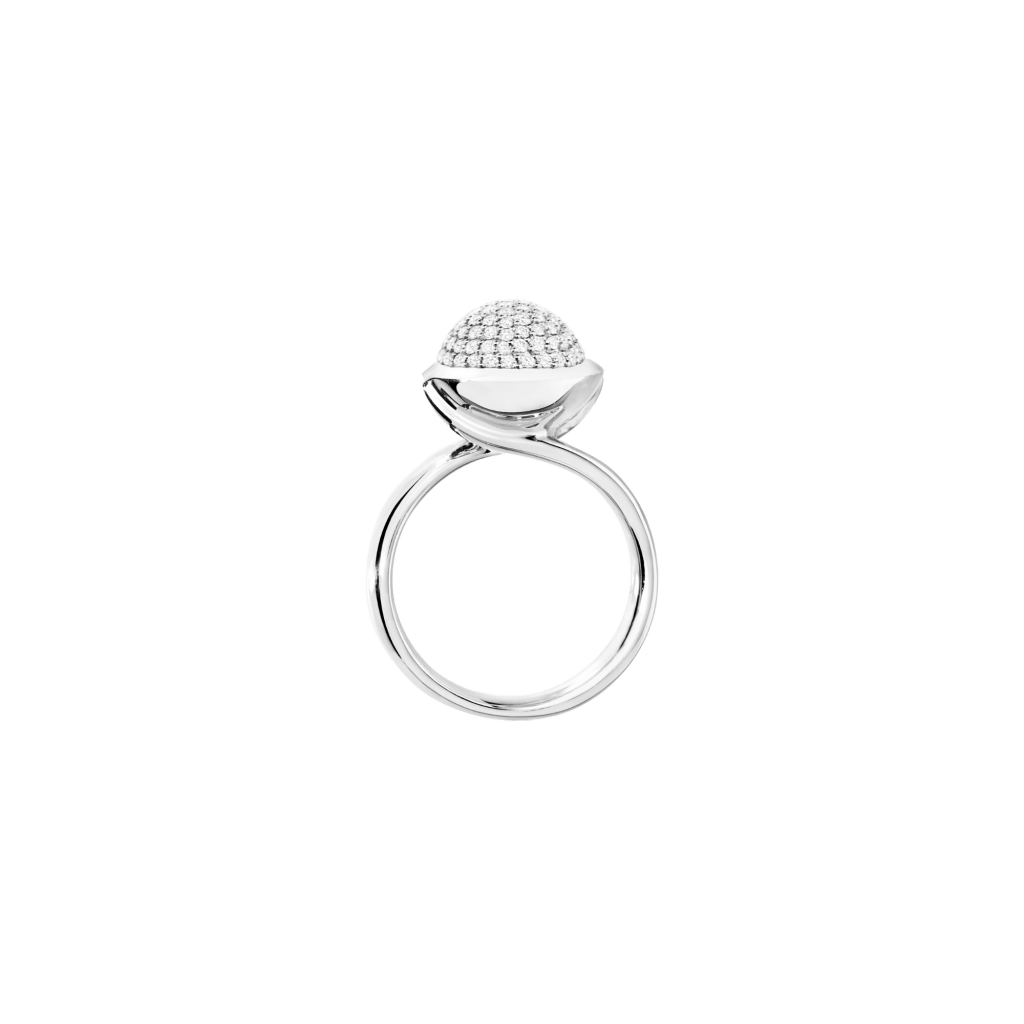 Tamara Comolli Bouton ring witgoud - R-BOU-l-p-wg - #3 Tamara Comolli Bouton ring witgoud - R-BOU-l-p-wg - #3