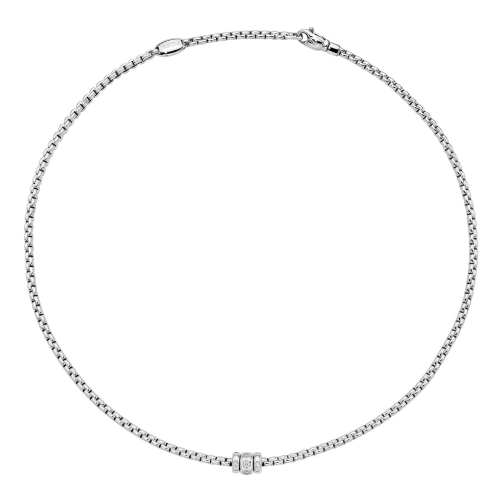 FOPE Eka collier witgoud met diamant - 73101C3_PB_B_BBB_043 - #1 FOPE Eka collier witgoud met diamant - 73101C3_PB_B_BBB_043 - #1