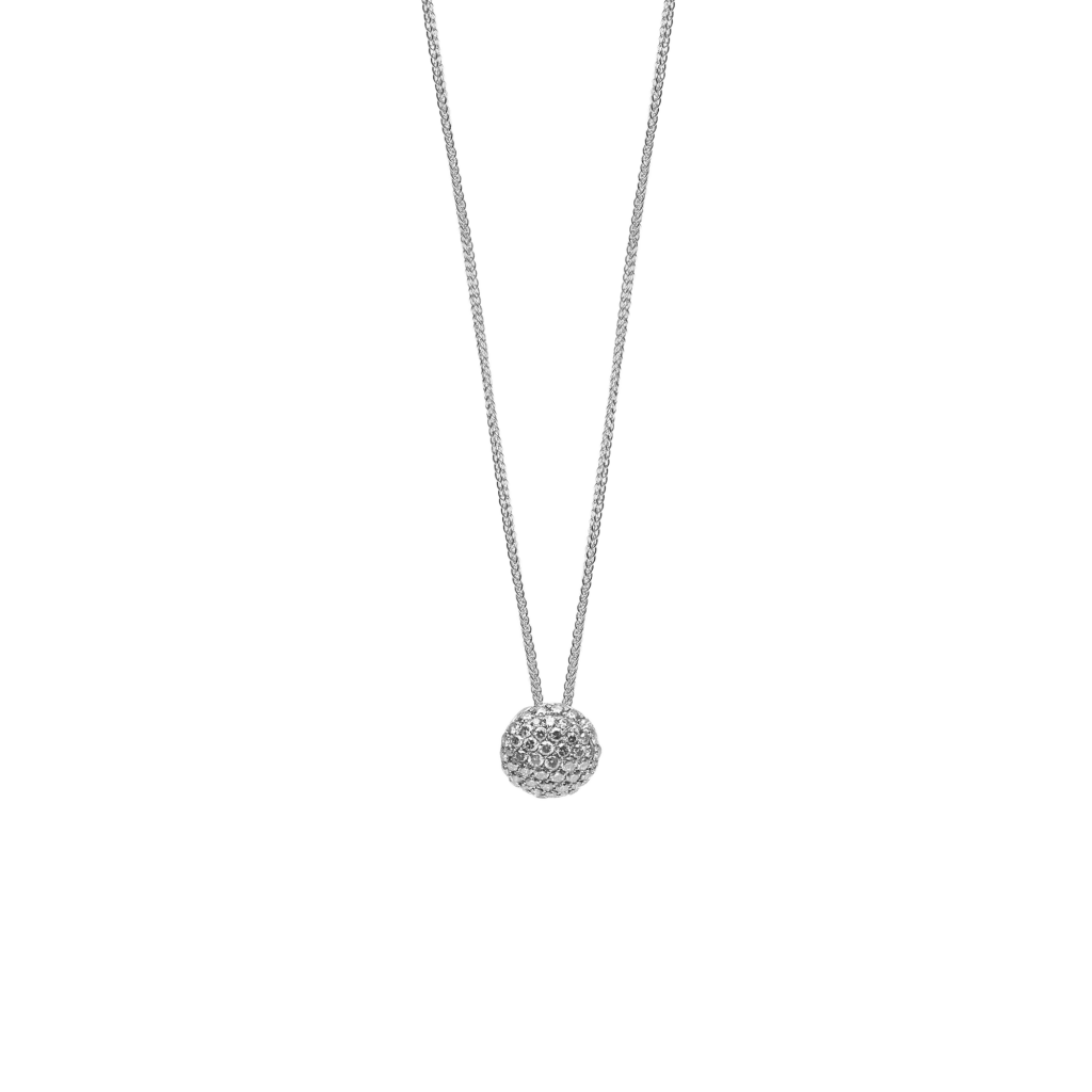 Schaap en Citroen Diamonds collier witgoud met diamant - #1 Schaap en Citroen Diamonds collier witgoud met diamant - #1
