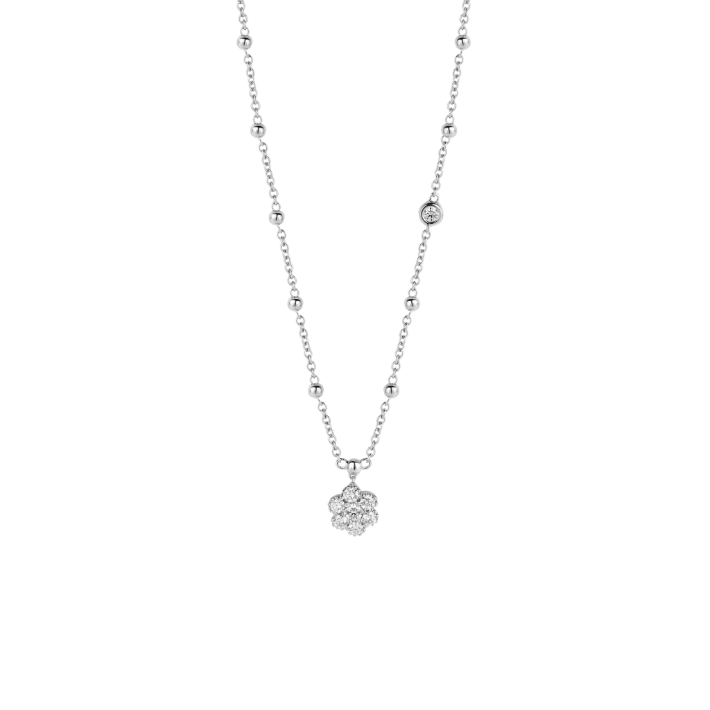 Schaap en Citroen Diamonds collier witgoud met diamant - #1 Schaap en Citroen Diamonds collier witgoud met diamant - #1