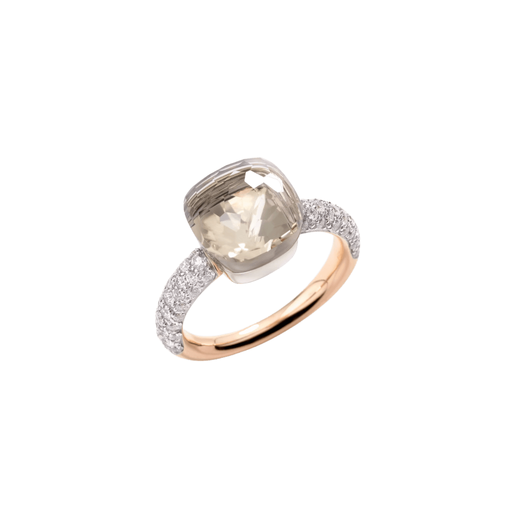 Pomellato Nudo ring roodgoud met diamant - PAC0040 O6WHR DB0TB - #1 Pomellato Nudo ring roodgoud met diamant - PAC0040 O6WHR DB0TB - #1