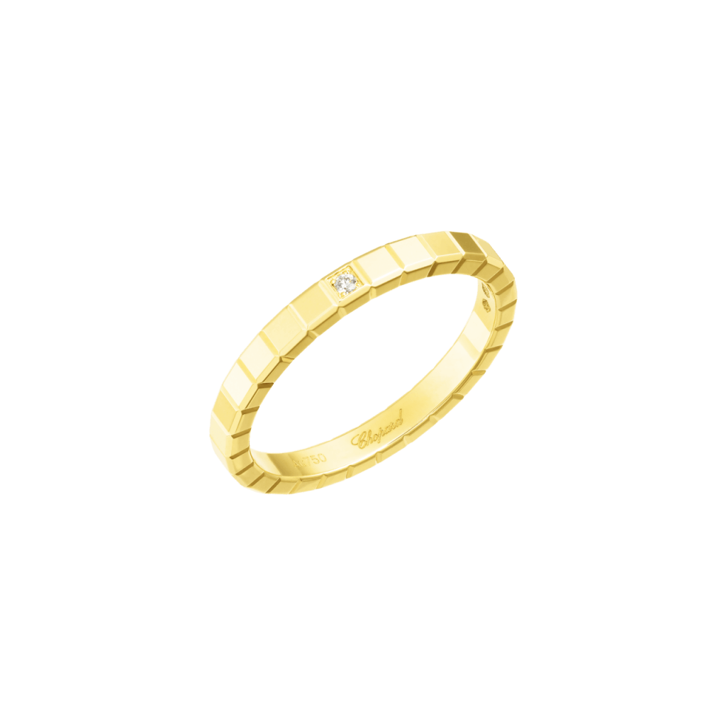 Chopard Ice Cube Mini ring geelgoud met diamant - 827702-0231 - #1 Chopard Ice Cube Mini ring geelgoud met diamant - 827702-0231 - #1