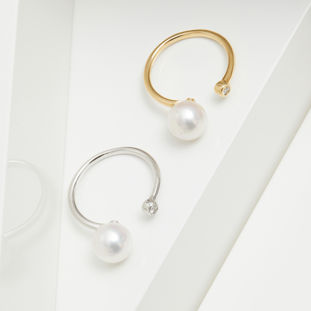 Yana Nesper Nexxt ring geelgoud met diamant - NE9 - #2 Yana Nesper Nexxt ring geelgoud met diamant - NE9 - #2