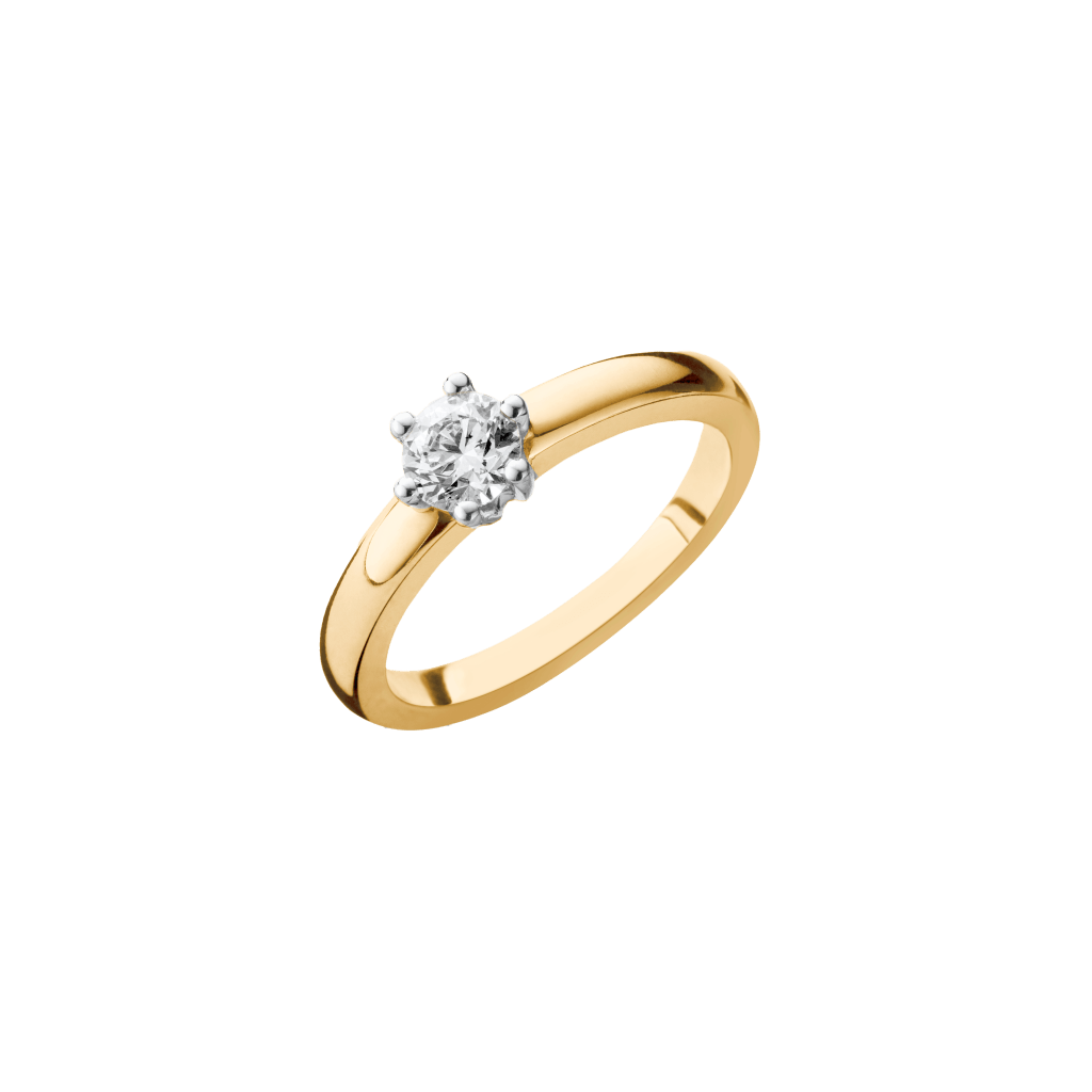 Schaap en Citroen Diamonds ring geelgoud met diamant - #1 Schaap en Citroen Diamonds ring geelgoud met diamant - #1
