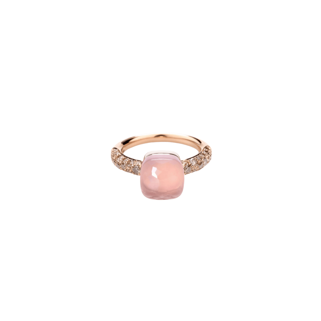 Pomellato Nudo Petit ring roodgoud met diamant - PAB7040 O6000 BRCQR - #3 Pomellato Nudo Petit ring roodgoud met diamant - PAB7040 O6000 BRCQR - #3