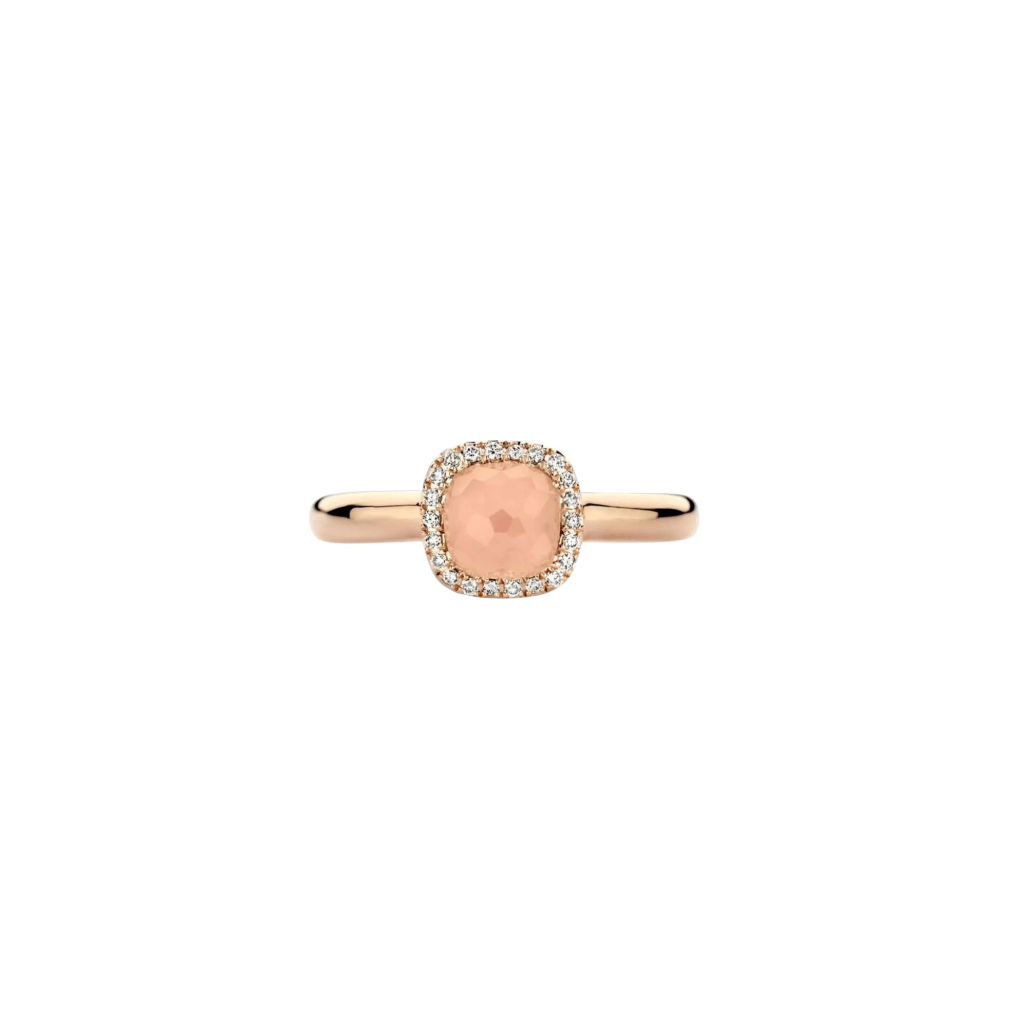 Tirisi Jewelry Milano Sweeties ring roodgoud met diamant - TR9624GUQP - #3 Tirisi Jewelry Milano Sweeties ring roodgoud met diamant - TR9624GUQP - #3