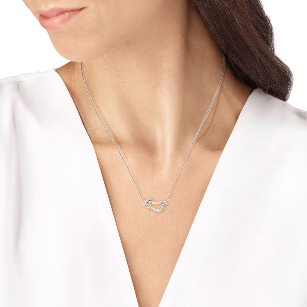 Fred Force 10 collier witgoud met diamant - 7B0238-000 - #4 Fred Force 10 collier witgoud met diamant - 7B0238-000 - #4