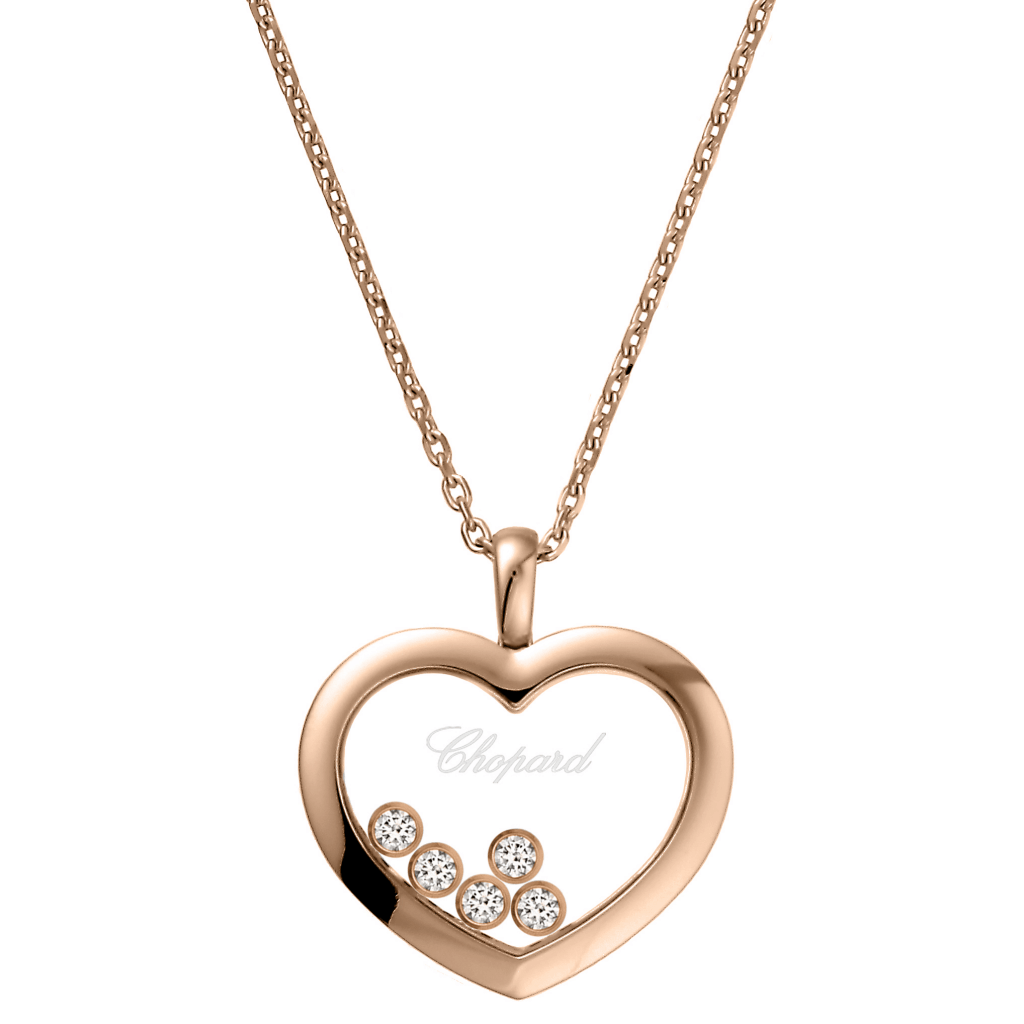 Chopard Happy Diamonds Icons Heart collier roodgoud met diamant - 79A039-5001 - #5 Chopard Happy Diamonds Icons Heart collier roodgoud met diamant - 79A039-5001 - #5