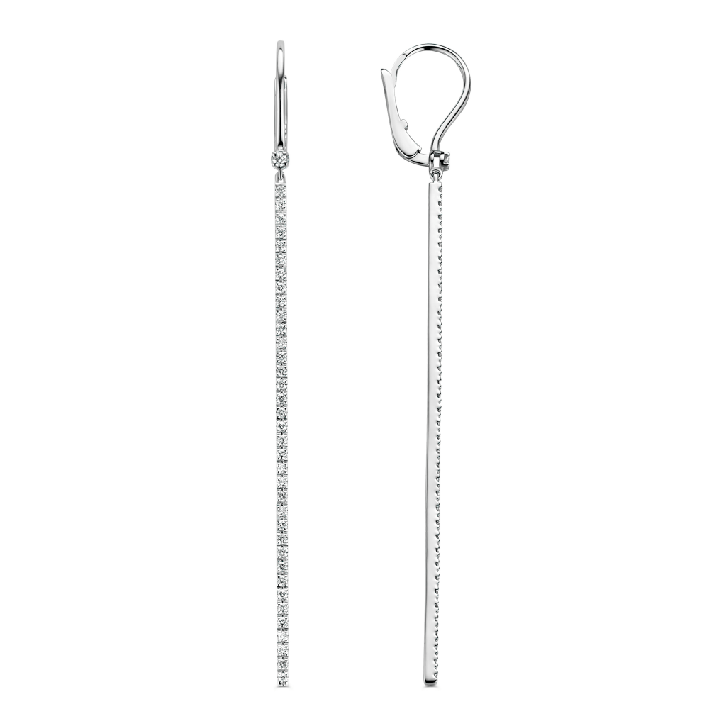 Schaap en Citroen Diamonds oorsieraad witgoud met diamant - #1 Schaap en Citroen Diamonds oorsieraad witgoud met diamant - #1