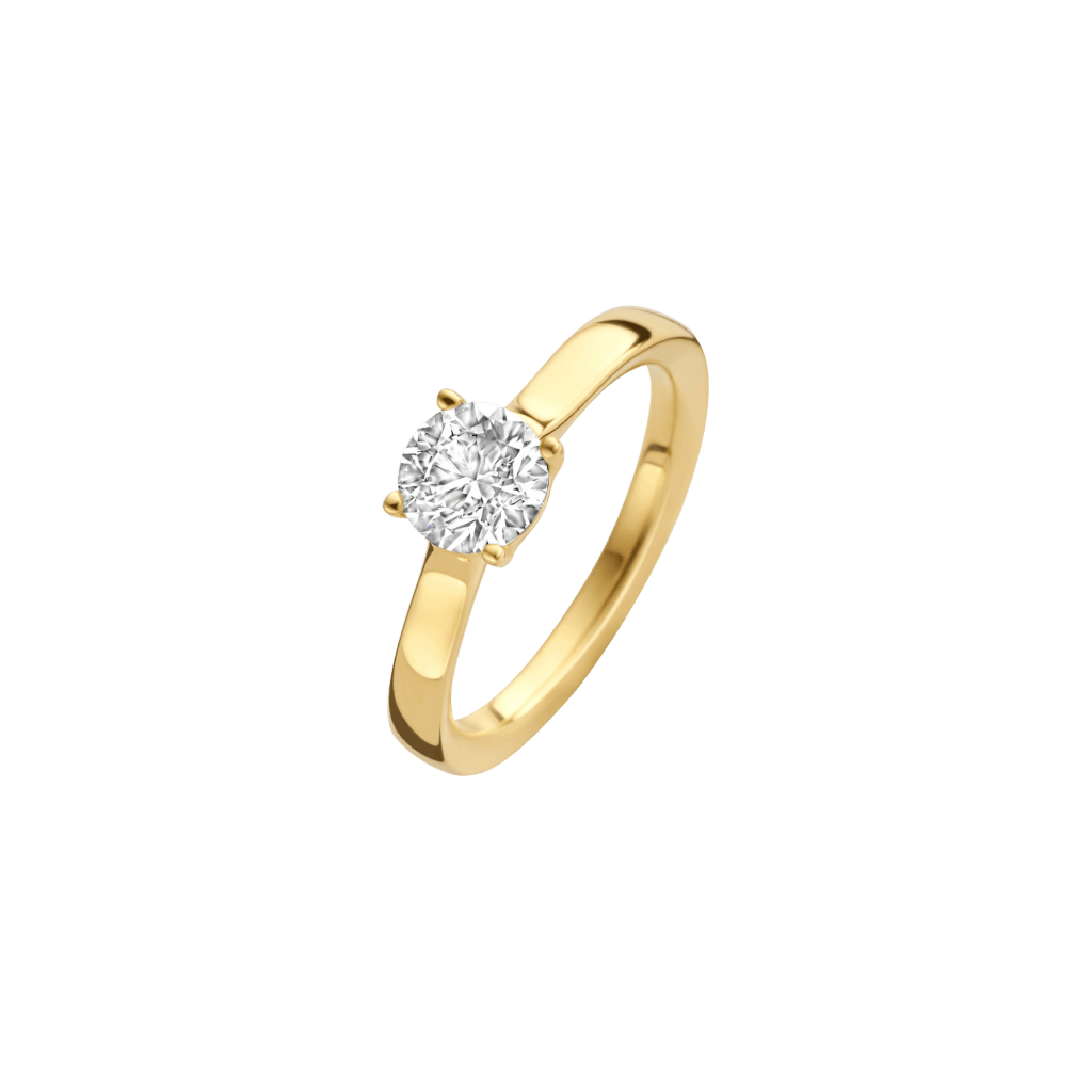 Schaap en Citroen Diamonds ring geelgoud met diamant - #1 Schaap en Citroen Diamonds ring geelgoud met diamant - #1