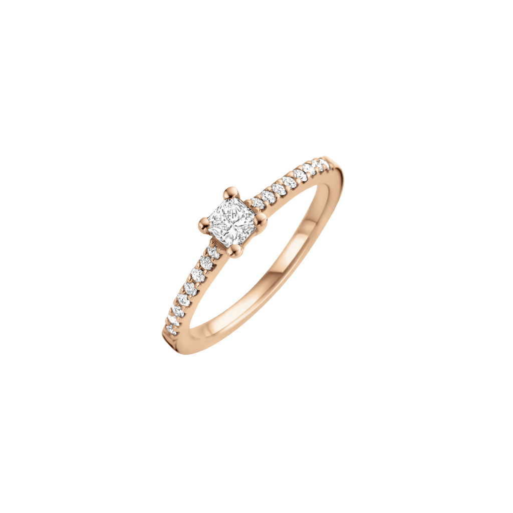 Schaap en Citroen Diamonds ring roodgoud met diamant - #1 Schaap en Citroen Diamonds ring roodgoud met diamant - #1