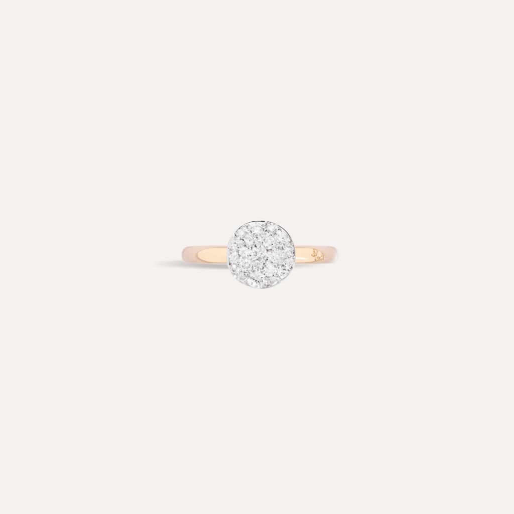 Pomellato Sabbia ring roodgoud met diamant - PAB4070 O7000 DB000 - #3 Pomellato Sabbia ring roodgoud met diamant - PAB4070 O7000 DB000 - #3