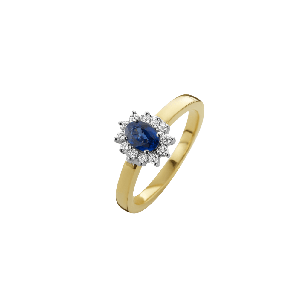 Schaap en Citroen Colours ring geelgoud met diamant - #1 Schaap en Citroen Colours ring geelgoud met diamant - #1