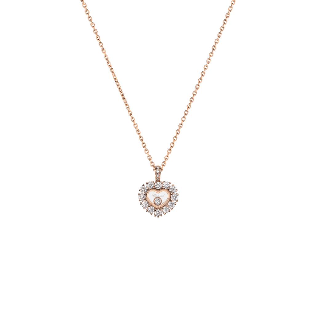 Chopard Happy Diamonds collier roodgoud met diamant - 79A616-5001 - #1 Chopard Happy Diamonds collier roodgoud met diamant - 79A616-5001 - #1