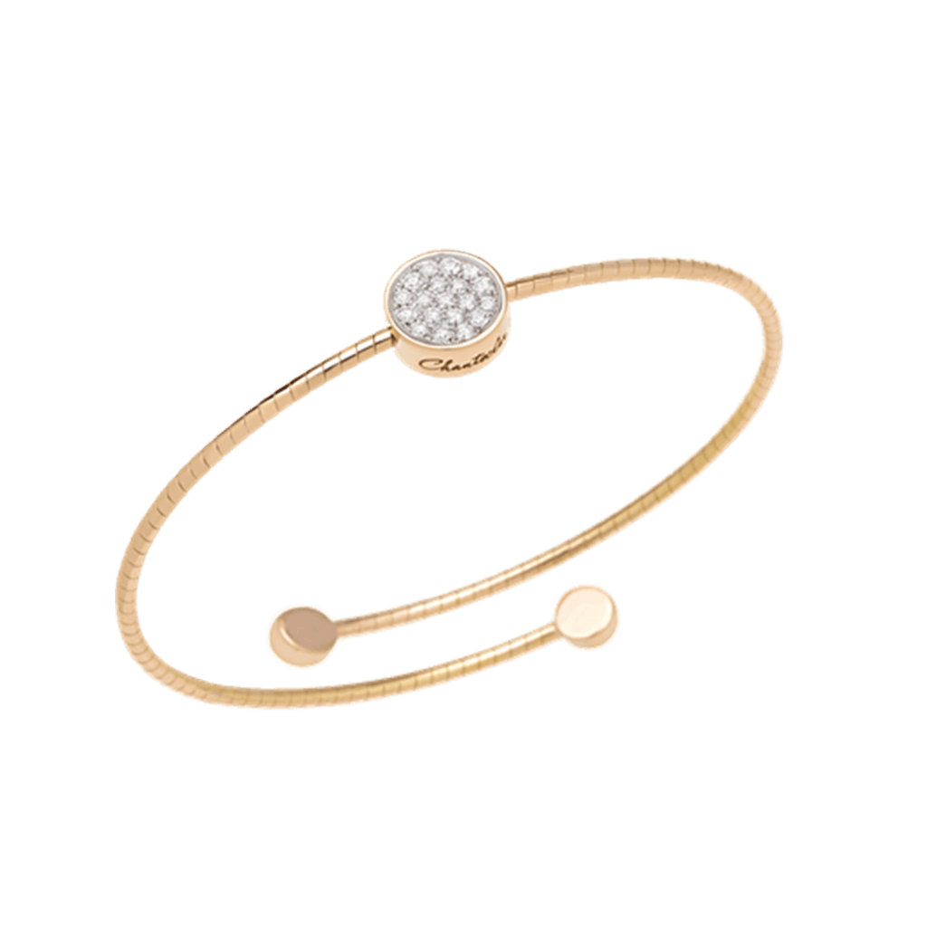 Chantecler Paillettes armband roodgoud met diamant - 41412 - #4 Chantecler Paillettes armband roodgoud met diamant - 41412 - #4