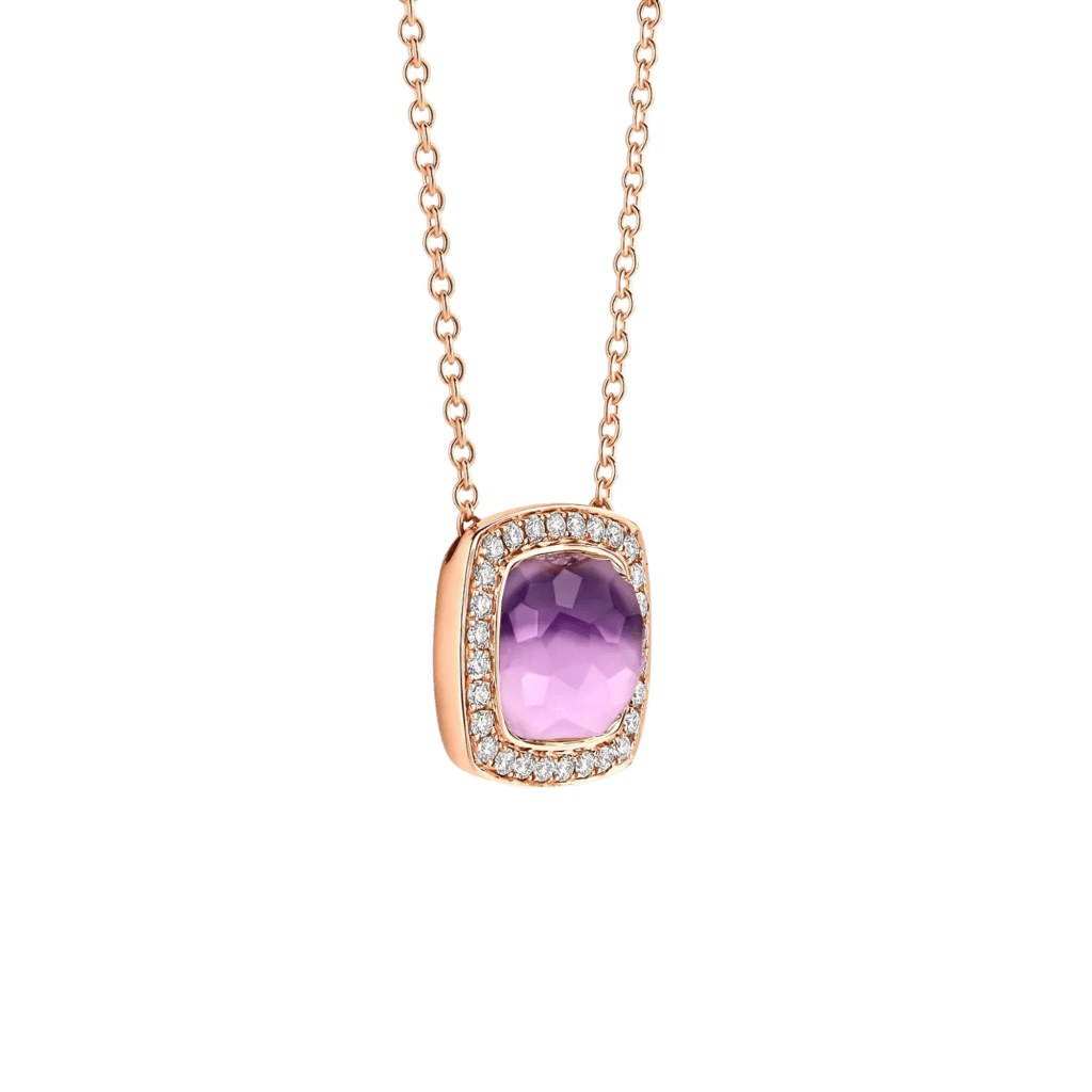 Tirisi Jewelry Milano Tre collier roodgoud met diamant - TP9186SAMP - #3 Tirisi Jewelry Milano Tre collier roodgoud met diamant - TP9186SAMP - #3