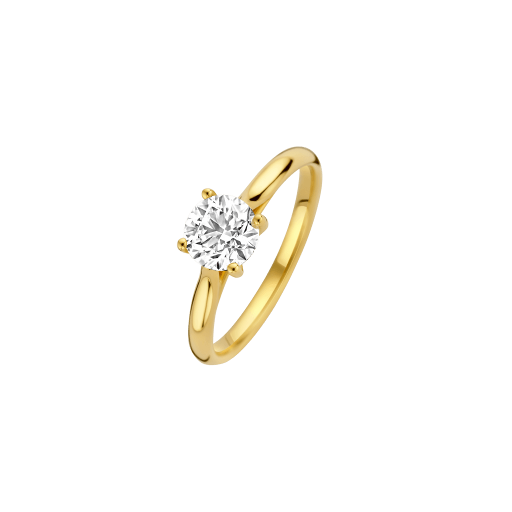 Schaap en Citroen Diamonds ring witgoud met diamant - #1 Schaap en Citroen Diamonds ring witgoud met diamant - #1