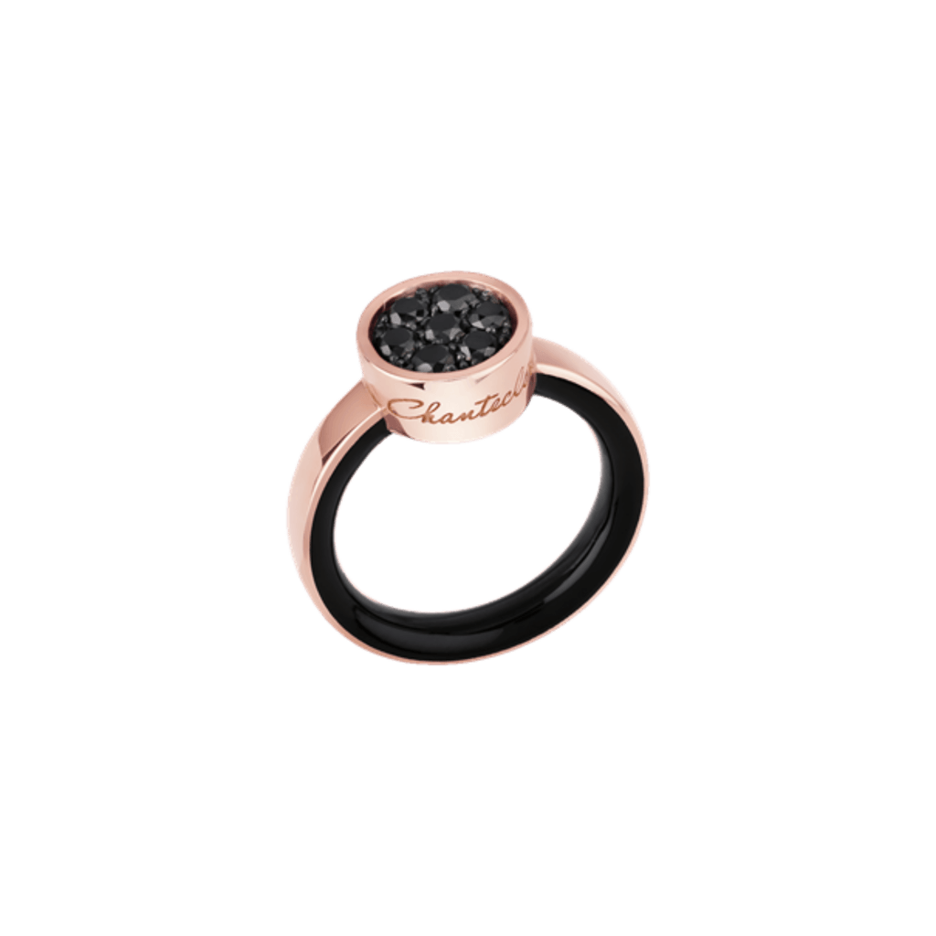 Chantecler Paillettes ring roodgoud met emaille - 41138 - #1 Chantecler Paillettes ring roodgoud met emaille - 41138 - #1