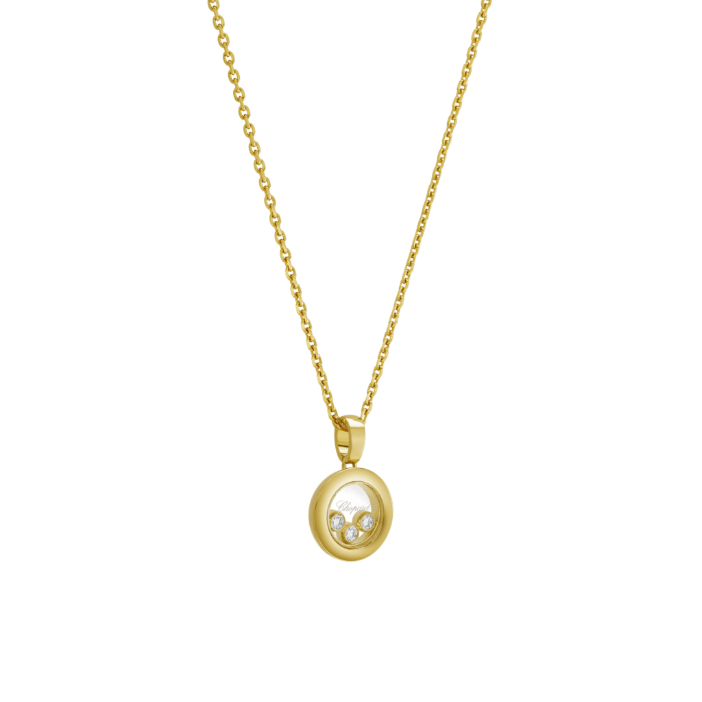 Chopard Happy Diamonds Icons Round collier geelgoud met diamant - 79A018-0001 - #5 Chopard Happy Diamonds Icons Round collier geelgoud met diamant - 79A018-0001 - #5