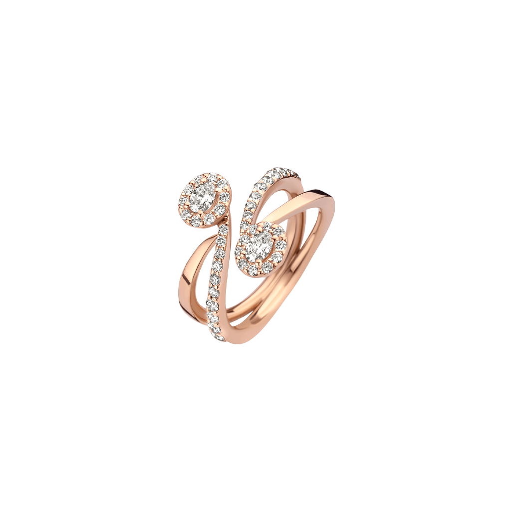 Schaap en Citroen Diamonds ring roodgoud met diamant - #2 Schaap en Citroen Diamonds ring roodgoud met diamant - #2
