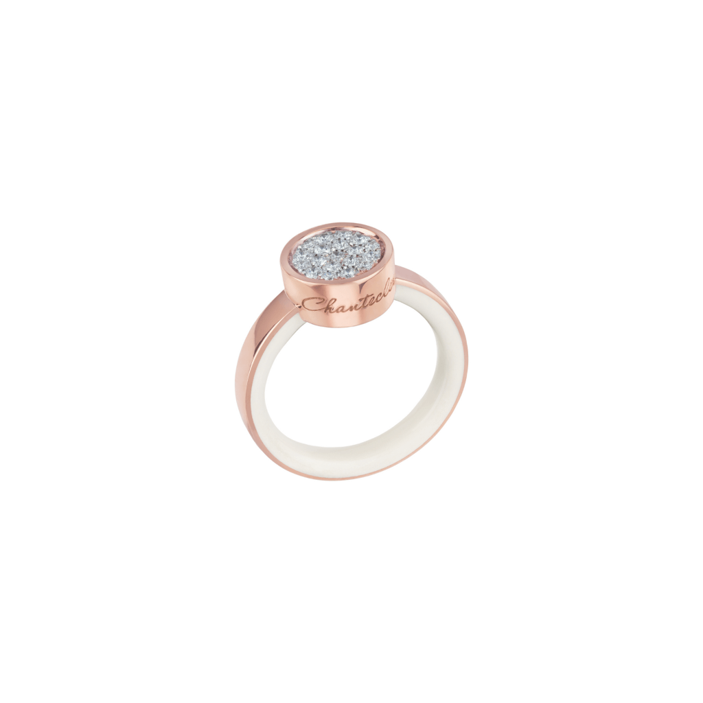 Chantecler Paillettes ring roodgoud met emaille - 41139 - #2 Chantecler Paillettes ring roodgoud met emaille - 41139 - #2