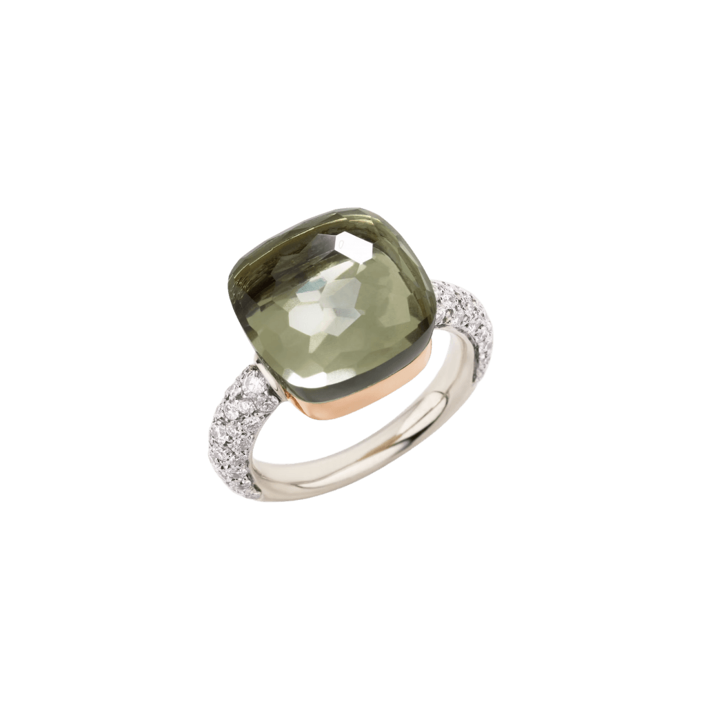 Pomellato Nudo Diamonds ring roodgoud met diamant - PAB4010 O6000 DB0PA - #1 Pomellato Nudo Diamonds ring roodgoud met diamant - PAB4010 O6000 DB0PA - #1