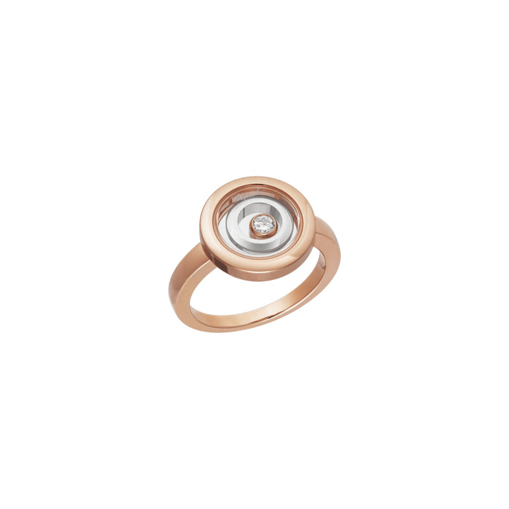 Chopard Happy Diamonds Happy Spirit ring roodgoud met diamant - 828230-9011 - #1 Chopard Happy Diamonds Happy Spirit ring roodgoud met diamant - 828230-9011 - #1