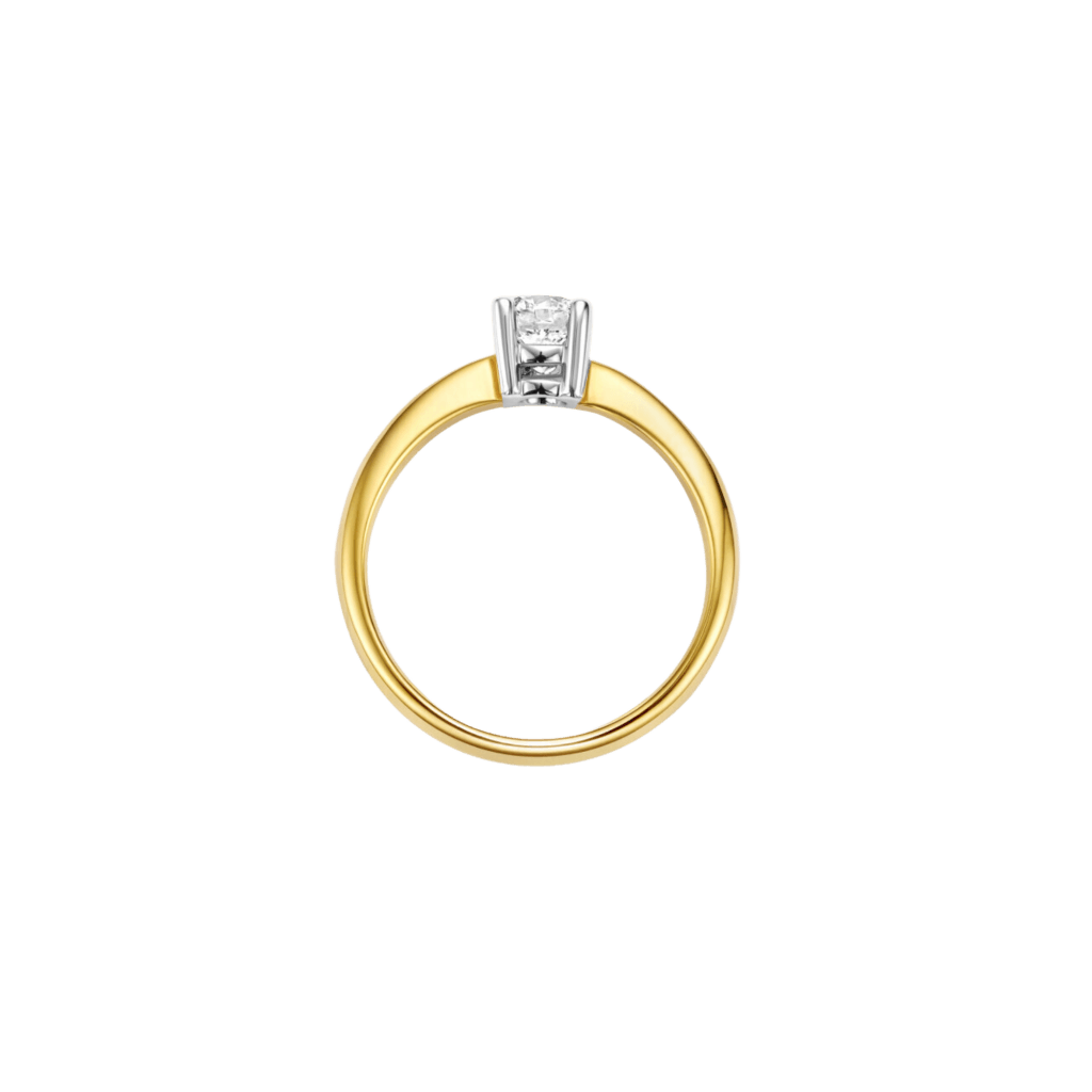 Schaap en Citroen Diamonds ring geelgoud met diamant - #3 Schaap en Citroen Diamonds ring geelgoud met diamant - #3