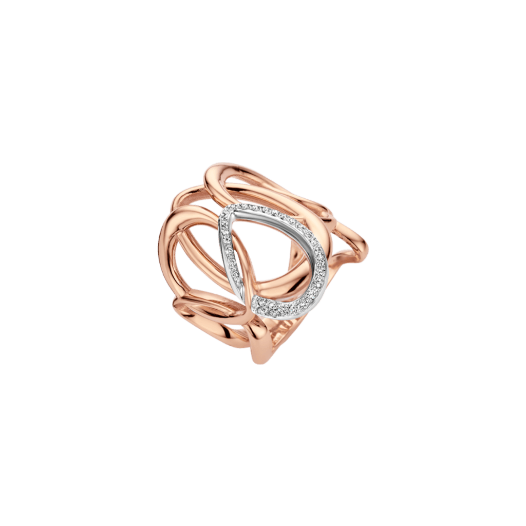 Schaap en Citroen Diamonds ring roodgoud - #1 Schaap en Citroen Diamonds ring roodgoud - #1