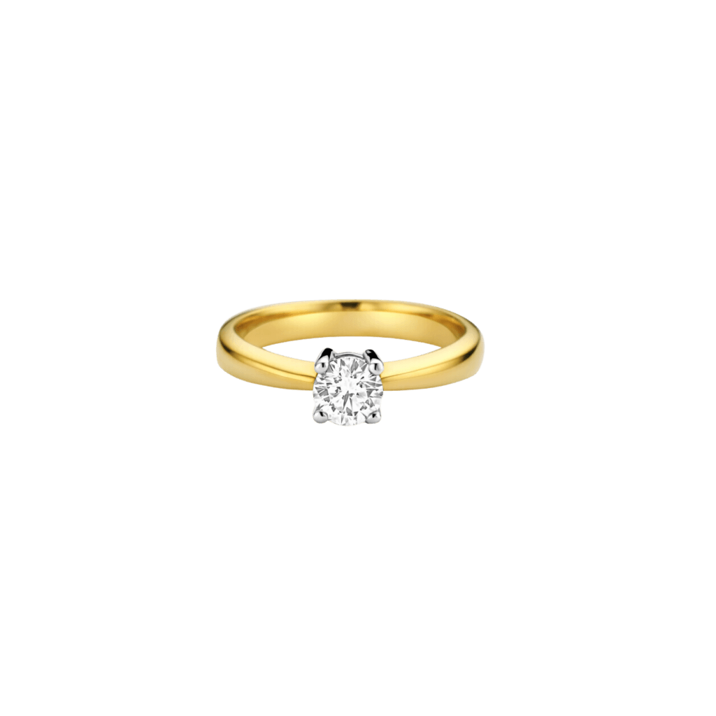 Schaap en Citroen Diamonds ring geelgoud met diamant - #2 Schaap en Citroen Diamonds ring geelgoud met diamant - #2