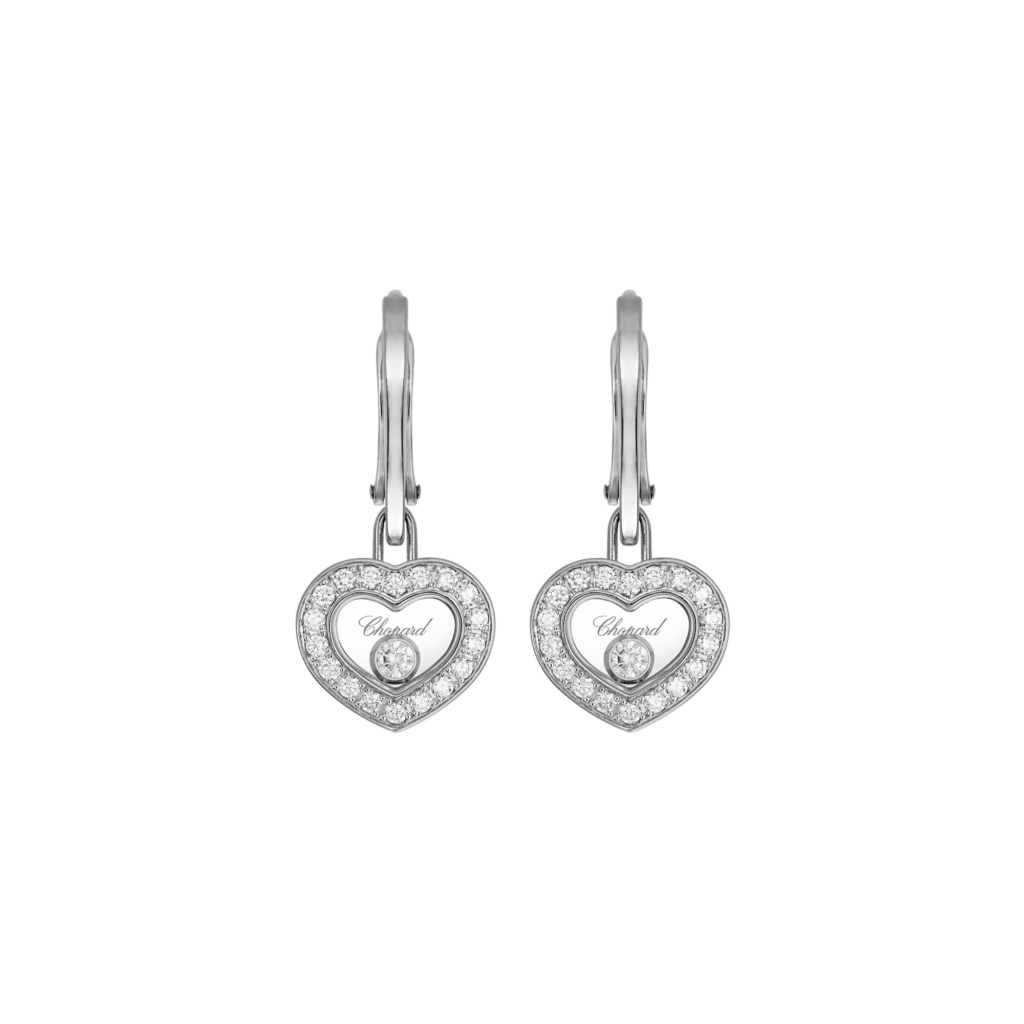 Chopard Happy Diamonds Icons Heart oorsieraad witgoud met diamant - 83A054-1401 - #1 Chopard Happy Diamonds Icons Heart oorsieraad witgoud met diamant - 83A054-1401 - #1
