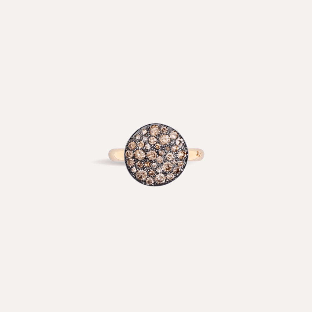Pomellato Sabbia ring roodgoud met diamant - PAB2040 O7000 DBR00 - #2 Pomellato Sabbia ring roodgoud met diamant - PAB2040 O7000 DBR00 - #2