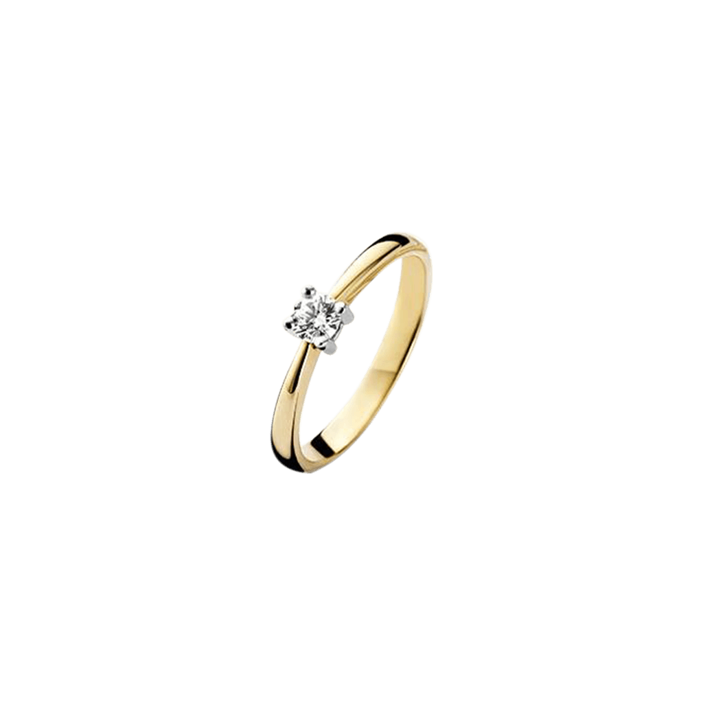 Schaap en Citroen Diamonds ring geelgoud met diamant - #2 Schaap en Citroen Diamonds ring geelgoud met diamant - #2
