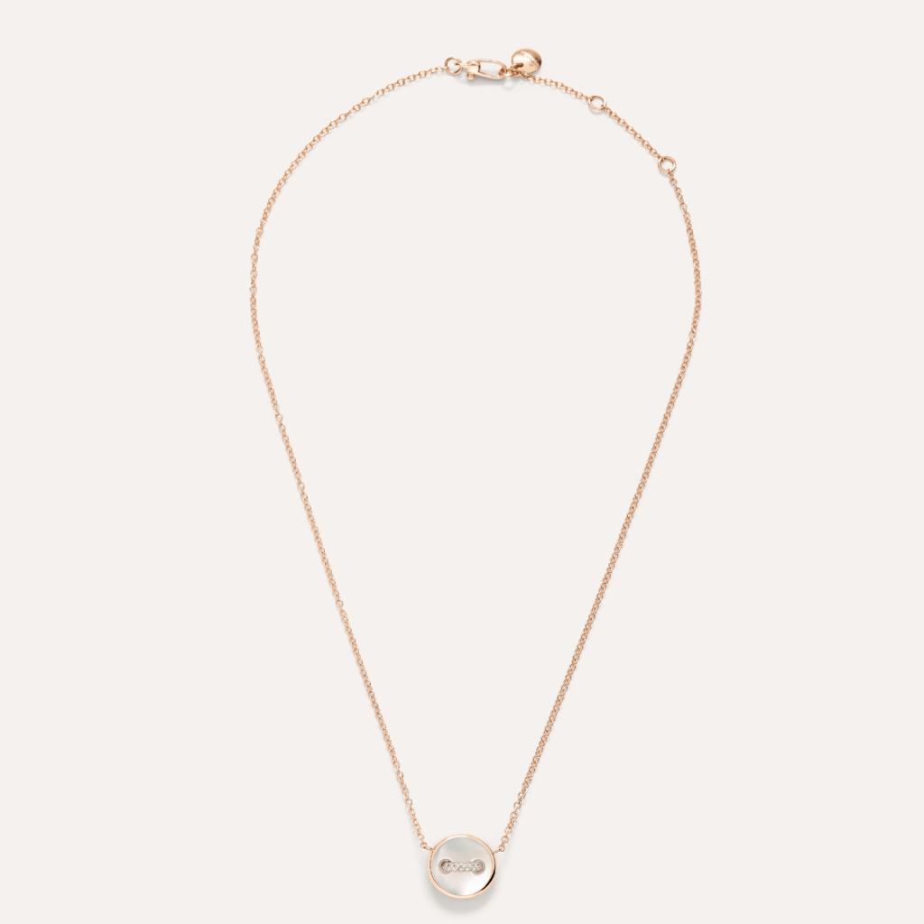 Pomellato Pom Pom Dot collier roodgoud met diamant - PCC4030 O7WHR DB0MP - #2 Pomellato Pom Pom Dot collier roodgoud met diamant - PCC4030 O7WHR DB0MP - #2
