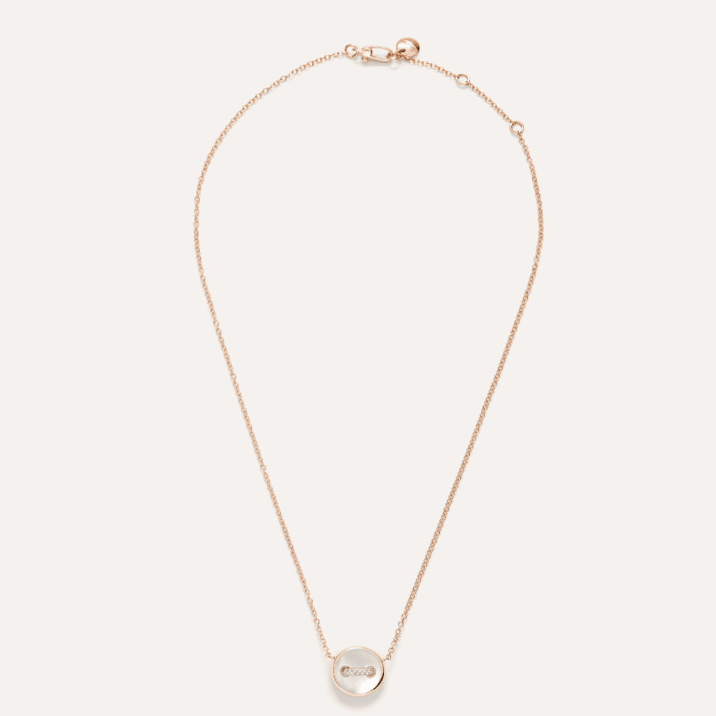 Pomellato Pom Pom Dot collier roodgoud met diamant - PCC4030 O7WHR DB0MP - #2 Pomellato Pom Pom Dot collier roodgoud met diamant - PCC4030 O7WHR DB0MP - #2
