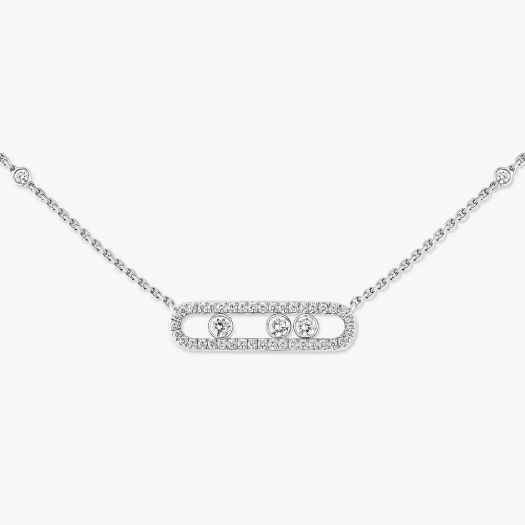 Messika Move Classique Small Model collier witgoud met diamant - 4322-WG - #3 Messika Move Classique Small Model collier witgoud met diamant - 4322-WG - #3