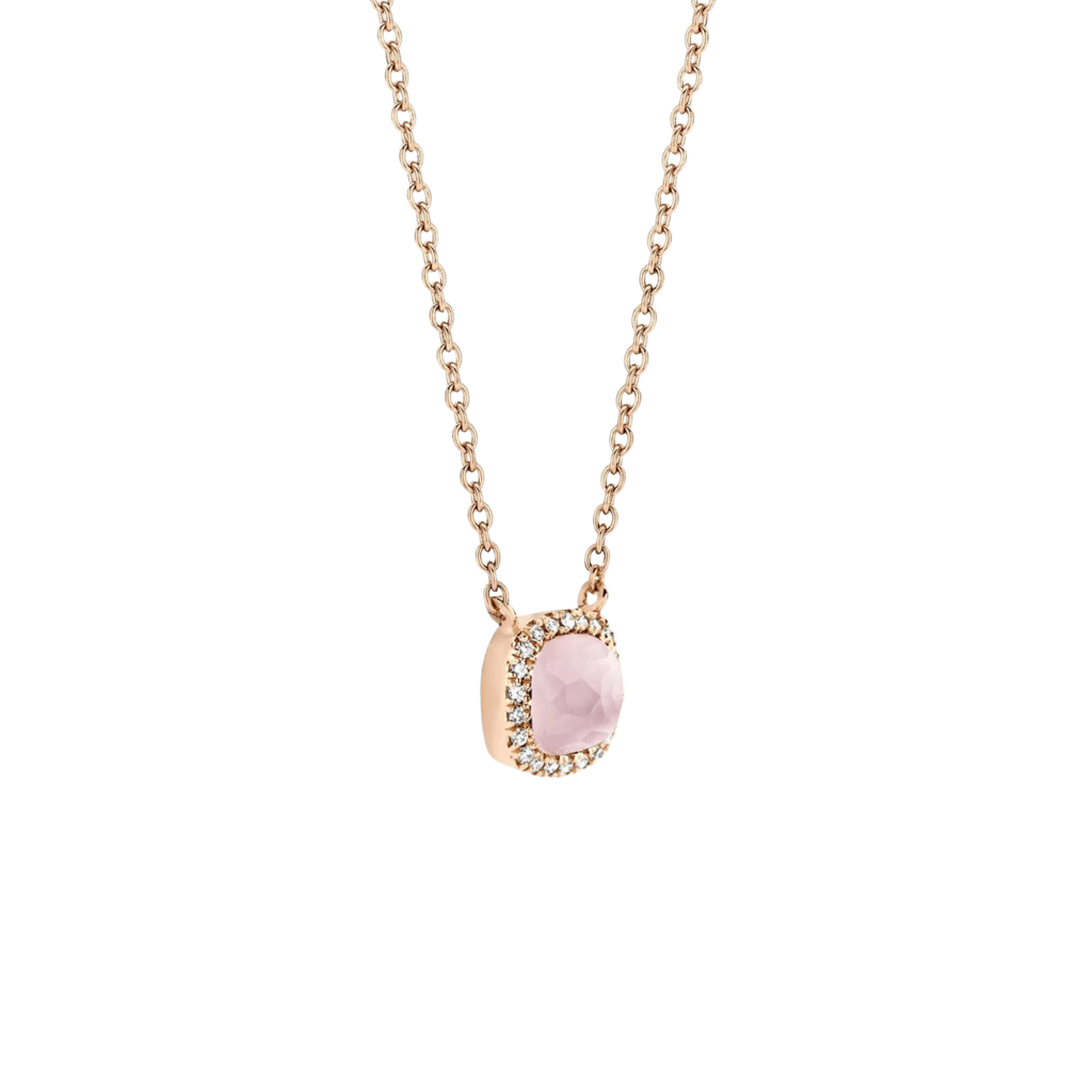 Tirisi Jewelry Milano Sweeties collier roodgoud met diamant - TP9152PQP - #3 Tirisi Jewelry Milano Sweeties collier roodgoud met diamant - TP9152PQP - #3