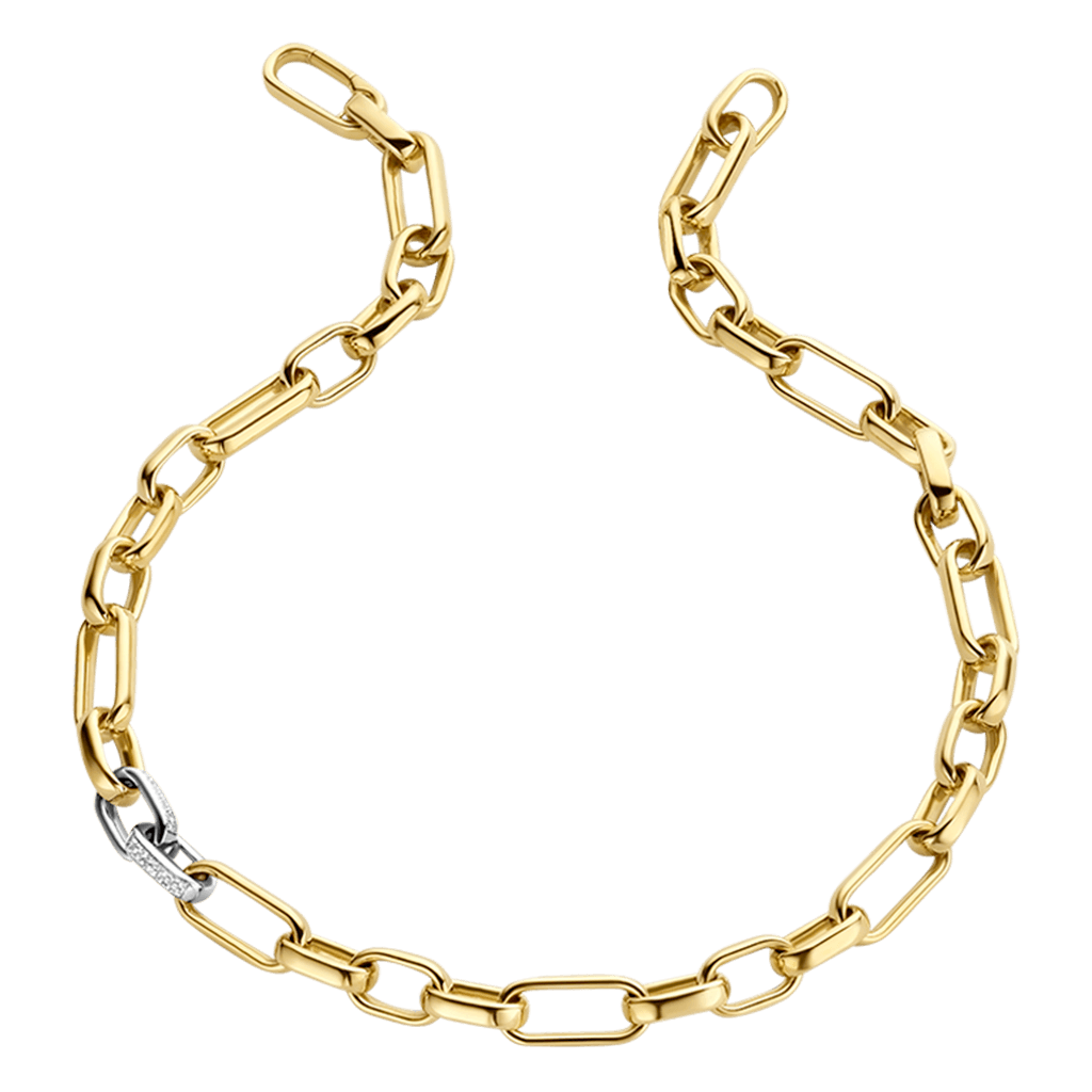 Schaap en Citroen Diamonds collier geelgoud met diamant - #2 Schaap en Citroen Diamonds collier geelgoud met diamant - #2