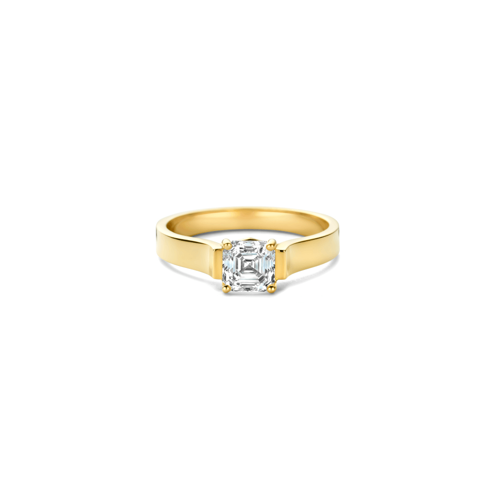 Royal Asscher Celeste ring geelgoud met diamant - R.111.RAC.YG18.40 HRD - #2 Royal Asscher Celeste ring geelgoud met diamant - R.111.RAC.YG18.40 HRD - #2